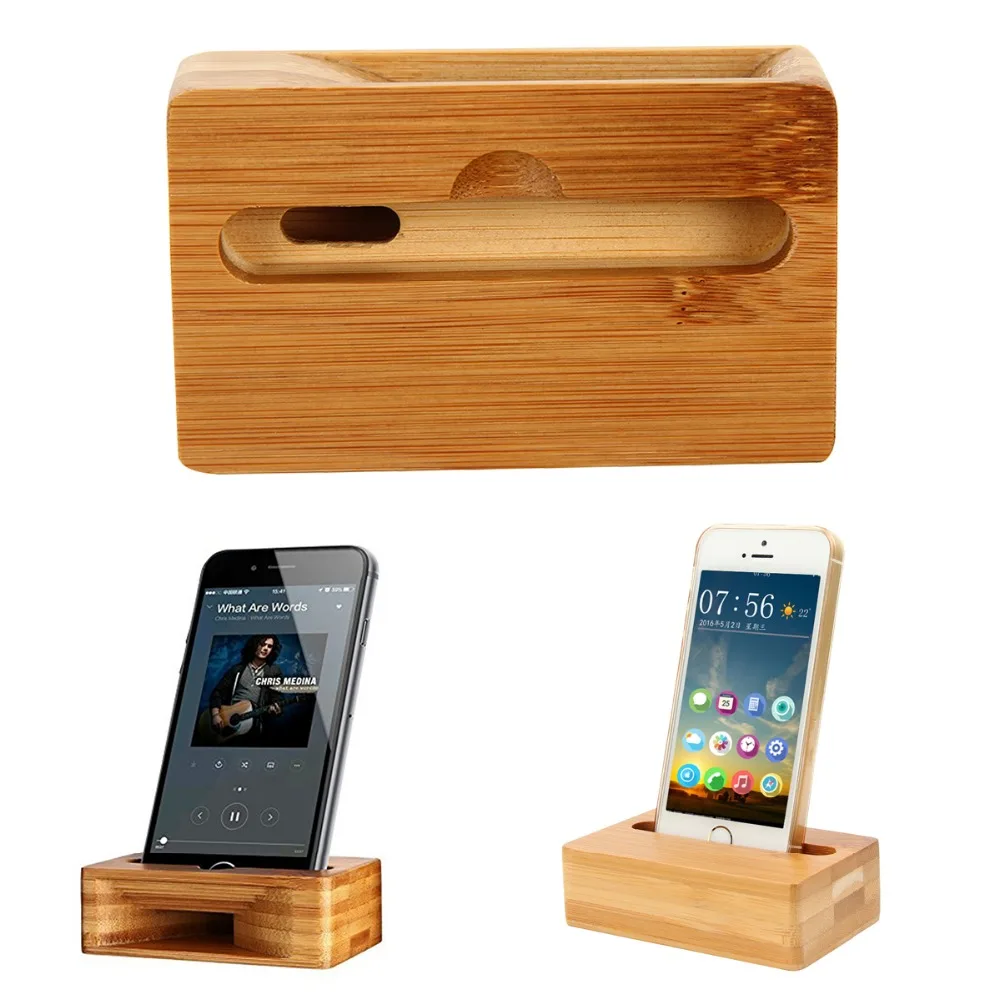 Cell Phone Stand Holder Bamboo Wood Dock with Sound Amplifier Natural Bamboo Trumpet Desk Cell Phone Charge Dock Holder
Cell Phone Stand Holder Bamboo Wood Dock with Sound Amplifier Natural Bamboo Trumpet Desk Cell Phone Charge Dock Holder