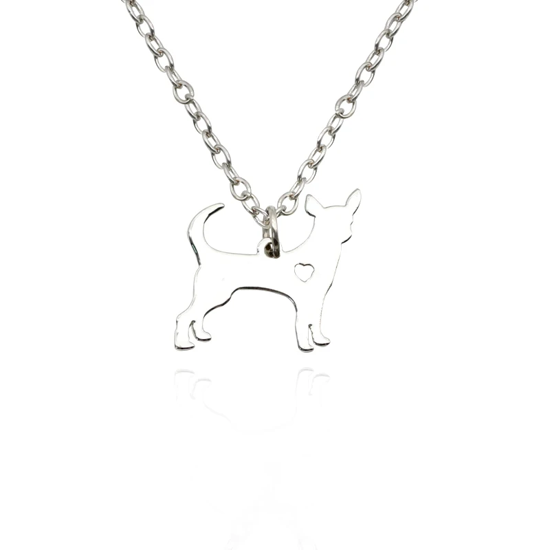 Simple And Creative Chihuahua Pet Dog Pendant Necklace Personalized Animal Alloy Silver Dog Ornaments Owner's Gift Collares DIY
Simple And Creative Chihuahua Pet Dog Pendant Necklace Personalized Animal Alloy Silver Dog Ornaments Owner's Gift Collares DIY