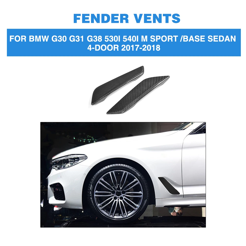 Carbon Fiber Car Racing Side Fender Vents Exterior Trims For BMW 5 Series G30 G31 G38 530i 540i M Sport Base Sedan 4 Door 17-18
Carbon Fiber Car Racing Side Fender Vents Exterior Trims For BMW 5 Series G30 G31 G38 530i 540i M Sport Base Sedan 4 Door 17-18