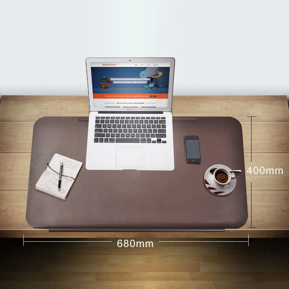 CENNBIE Desk Mat Blotters 26" x 16", TPU Desk Pads with Fixation Lip,Comfortable Desktop Protector Mat (Brown)
CENNBIE Desk Mat Blotters 26" x 16", TPU Desk Pads with Fixation Lip,Comfortable Desktop Protector Mat (Brown)