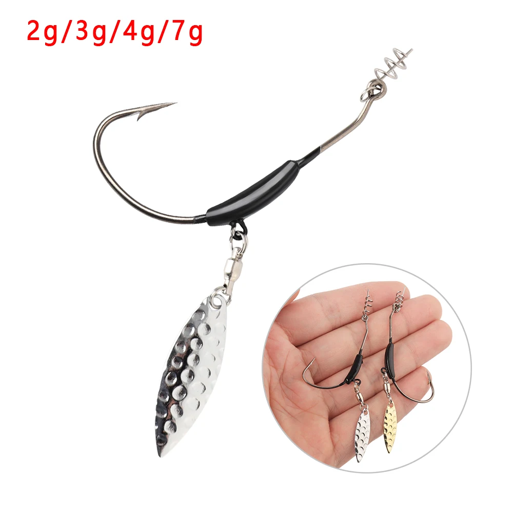 1Pcs Crank Fishing Hook With The Lead With a Spoon Metal Sequins Add Lead Weight Baits Hook Soft Worm Bait Soft Hooks
1Pcs Crank Fishing Hook With The Lead With a Spoon Metal Sequins Add Lead Weight Baits Hook Soft Worm Bait Soft Hooks