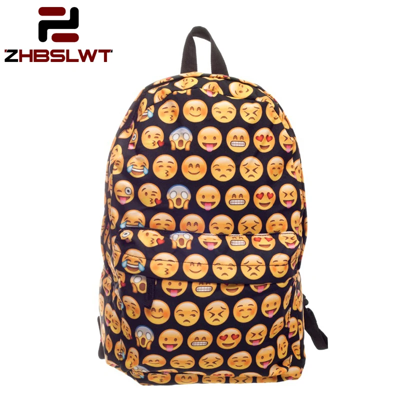 ZHBSLWT Emoji 3D Printed Boys Girl Canvas School Bag Unisex Smiley Face New Fashion Casual Backpack Travel Bag School Bag-070
ZHBSLWT Emoji 3D Printed Boys Girl Canvas School Bag Unisex Smiley Face New Fashion Casual Backpack Travel Bag School Bag-070