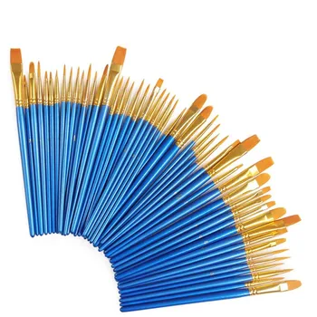 50Pcs Detail Paint Brush Set Professional Synthetic Short Handle Brush Art Brush Supplies Watercolor Oil Paint Brush Set
50Pcs Detail Paint Brush Set Professional Synthetic Short Handle Brush Art Brush Supplies Watercolor Oil Paint Brush Set