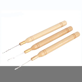 3pcs/lot Professional Hair Extension Needle Hook Wooden Handle Pulling Micro Ring Tools Salon Hairdressing Styling Tools UN595
3pcs/lot Professional Hair Extension Needle Hook Wooden Handle Pulling Micro Ring Tools Salon Hairdressing Styling Tools UN595