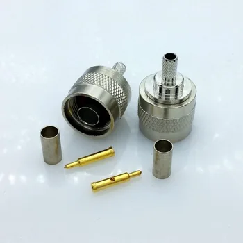 10pcs/lot RF Adapter N Type Connector Male Plug For RG58 RG142 RG400 LMR195 Cable Straight N Type Connector
10pcs/lot RF Adapter N Type Connector Male Plug For RG58 RG142 RG400 LMR195 Cable Straight N Type Connector