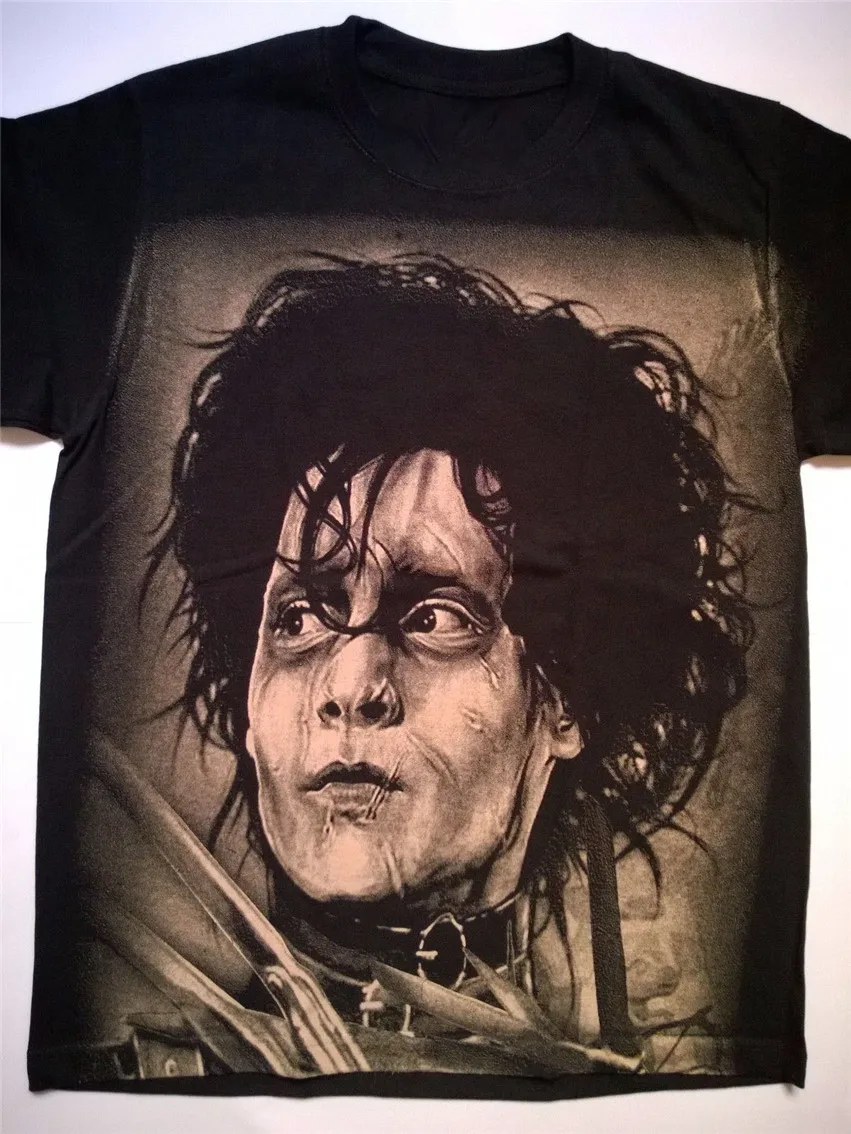 EDWARD SCISSORHANDS T-Shirt Tim Burton Johnny Depp Goth Punk Dark Free Shipping Tops Tee Shirt
EDWARD SCISSORHANDS T-Shirt Tim Burton Johnny Depp Goth Punk Dark Free Shipping Tops Tee Shirt