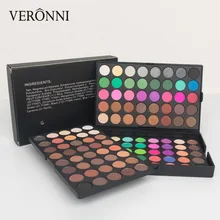 120 paleta kolorowych cieni do powiek kobiety profesjonalny/a pełne oczy makijaż matowy Shimmer blask zestaw paleta cieni do oczu kosmetyczne(China)