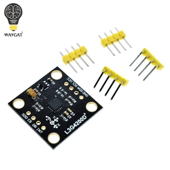 WAVGAT GY-50 L3G4200D Triple Axis Gyro Angular Velocity Sensor Module IIC / SPI Communication Protocol For Arduino
WAVGAT GY-50 L3G4200D Triple Axis Gyro Angular Velocity Sensor Module IIC / SPI Communication Protocol For Arduino
