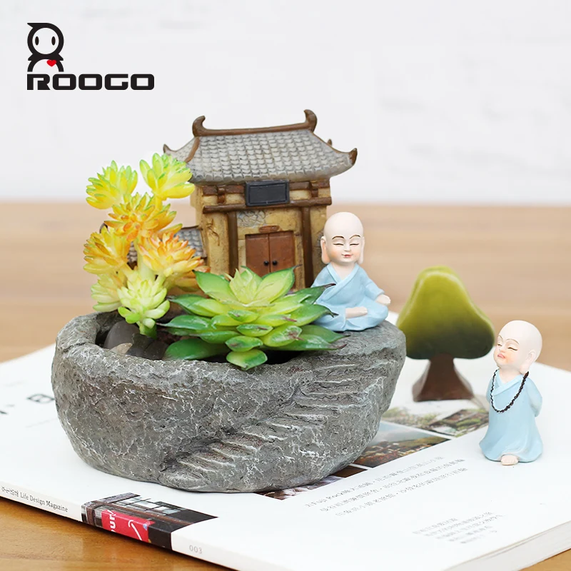 roogo zen gerden flowerpot 2017 new arrival monk temple shape bonsai succulent planter pots
roogo zen gerden flowerpot 2017 new arrival monk temple shape bonsai succulent planter pots
