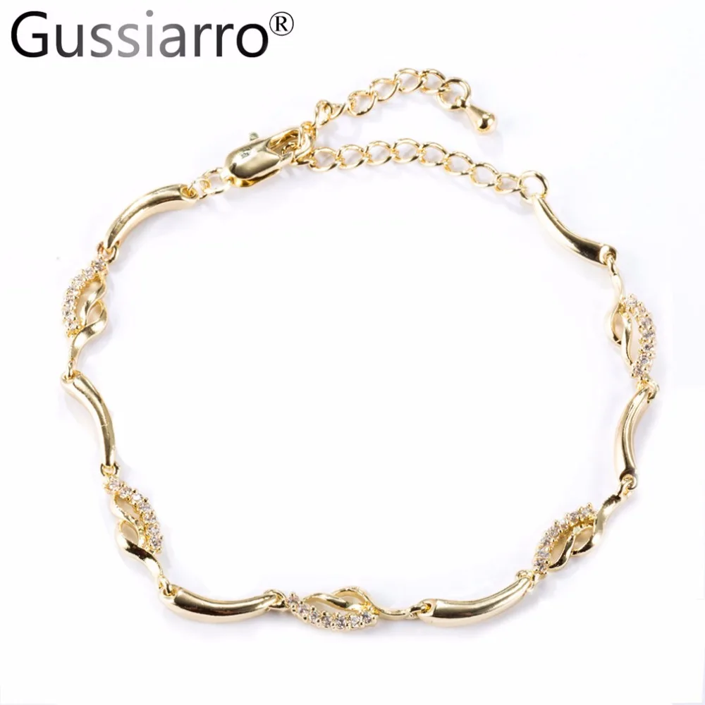 Gussiarro Clear AAA Cubic Zirconia Trendy Dolphin Anklets Gold - Color Foot Chain Women Jewelry Adjustable Length Free Box
Gussiarro Clear AAA Cubic Zirconia Trendy Dolphin Anklets Gold - Color Foot Chain Women Jewelry Adjustable Length Free Box