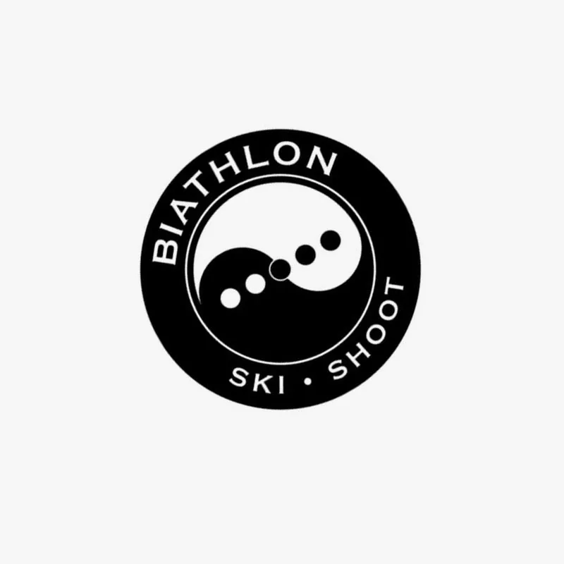 17 8 см * Biathlon Ski Shoot Yin Yang виниловый интересный стикер для автомобиля мотоцикла