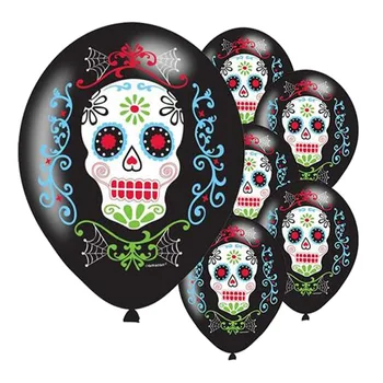 Wholesale 10pcs/lot Day of The Dead Balloon Dia de los Muertos Latex Balloons Toys For Kids Sugar Skull balloon
Wholesale 10pcs/lot Day of The Dead Balloon Dia de los Muertos Latex Balloons Toys For Kids Sugar Skull balloon