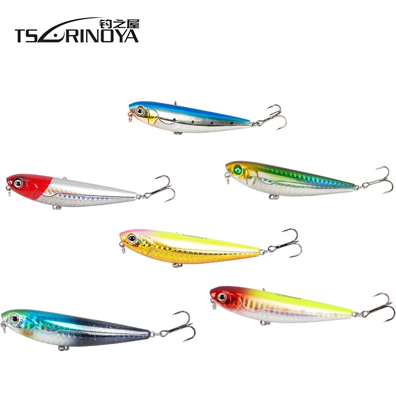 TSURINOYA приманка для рыбной ловли Topwater, 85 мм, 10 г, карандаш, искусственная рыба для ловли карпа, плавающий воблер
TSURINOYA приманка для рыбной ловли Topwater, 85 мм, 10 г, карандаш, искусственная рыба для ловли карпа, плавающий воблер