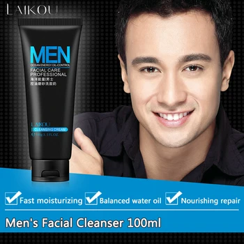 LAIKOU Men Facial Cleanser Face Washing Facial Scrubs Natural Face Wash Cleanser For Oily And Acne Prone Skin Oil Control
LAIKOU Men Facial Cleanser Face Washing Facial Scrubs Natural Face Wash Cleanser For Oily And Acne Prone Skin Oil Control