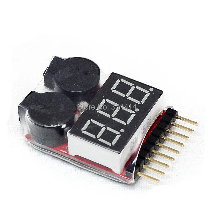 2pcs/lot 1-8S Lipo/Li-ion/Fe RC Helicopter Airplane Boat ETC Battery Voltage 2IN1 Tester Low Voltage Buzzer Alarm Free Shipping
2pcs/lot 1-8S Lipo/Li-ion/Fe RC Helicopter Airplane Boat ETC Battery Voltage 2IN1 Tester Low Voltage Buzzer Alarm Free Shipping