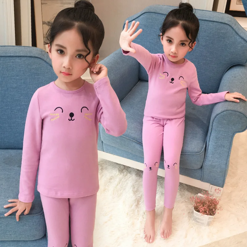 2018 Autumn winter kids thermal underwear set combed cotton boys girls long johns children underwear 4-16 years kids clothes
2018 Autumn winter kids thermal underwear set combed cotton boys girls long johns children underwear 4-16 years kids clothes