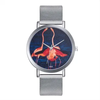 FUNIQUE Women Men Clock Watch Bracelet Dress Couple Watches 2018 New Flamingo Pattern Quartz Watch Steel Mesh Belt Wristwatch
FUNIQUE Women Men Clock Watch Bracelet Dress Couple Watches 2018 New Flamingo Pattern Quartz Watch Steel Mesh Belt Wristwatch