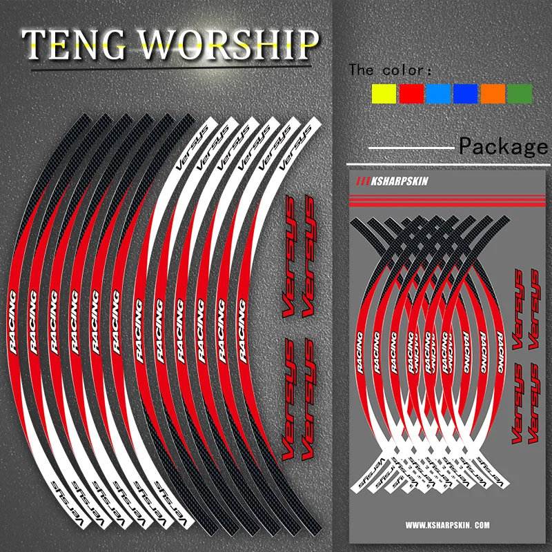 New Motorcycle front&Rear Edge Outer Rim Sticker Wheel Decals Reflective waterproof 17inch stickers For Kawasaki VERSYS
New Motorcycle front&Rear Edge Outer Rim Sticker Wheel Decals Reflective waterproof 17inch stickers For Kawasaki VERSYS