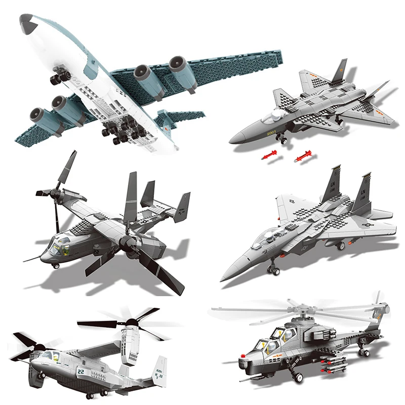 Military F-15 J-20 Eagle Fighter Set Airplane legoings Building Blocks Fit Technic Aircraft Army Bricks Toys Gifts For Children
Military F-15 J-20 Eagle Fighter Set Airplane legoings Building Blocks Fit Technic Aircraft Army Bricks Toys Gifts For Children