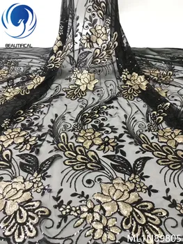 BEAUTIFICAL african lace fabrics New arrival nigerian net lace sequins embroidery fabric for dress 5yards/lot ML1N898
BEAUTIFICAL african lace fabrics New arrival nigerian net lace sequins embroidery fabric for dress 5yards/lot ML1N898