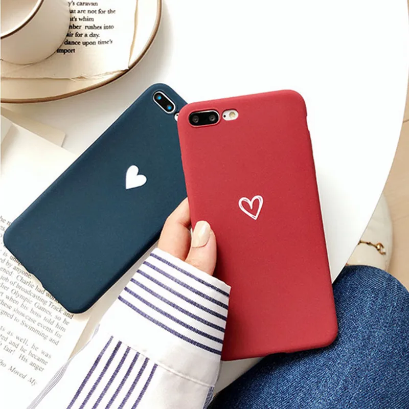 Matte Solid color Red Blue With Love Pattern Cover Case For Samsung Galaxy S10 S9 S8 Plus S7 S6 Edge Note 8 9 Soft Silicone Capa
Matte Solid color Red Blue With Love Pattern Cover Case For Samsung Galaxy S10 S9 S8 Plus S7 S6 Edge Note 8 9 Soft Silicone Capa