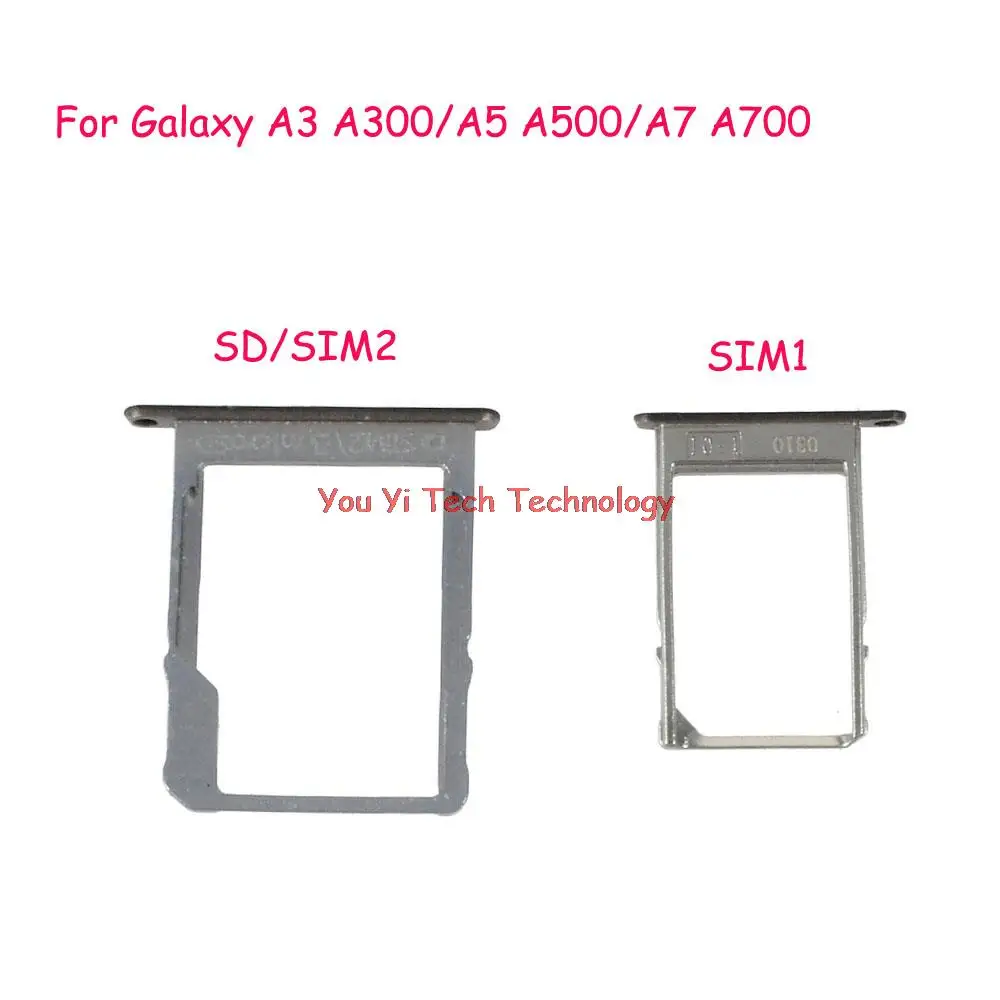 OEM For Samsung Galaxy A3 A300 A5 A500 A7 A700 SIM SD SIM1 Card Tray MicroSD / SIM2 Card Tray Holder
OEM For Samsung Galaxy A3 A300 A5 A500 A7 A700 SIM SD SIM1 Card Tray MicroSD / SIM2 Card Tray Holder