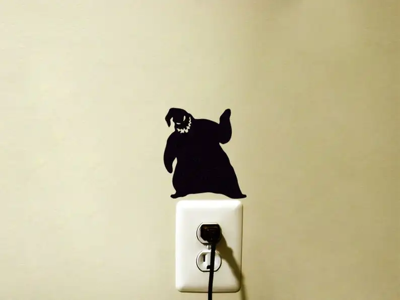 Monster Wearing A Christmas Hat Light Switch Sticker And Graphics For Living Room Decoration Accessories Art Vinyl Mural GA332 
Monster Wearing A Christmas Hat Light Switch Sticker And Graphics For Living Room Decoration Accessories Art Vinyl Mural GA332