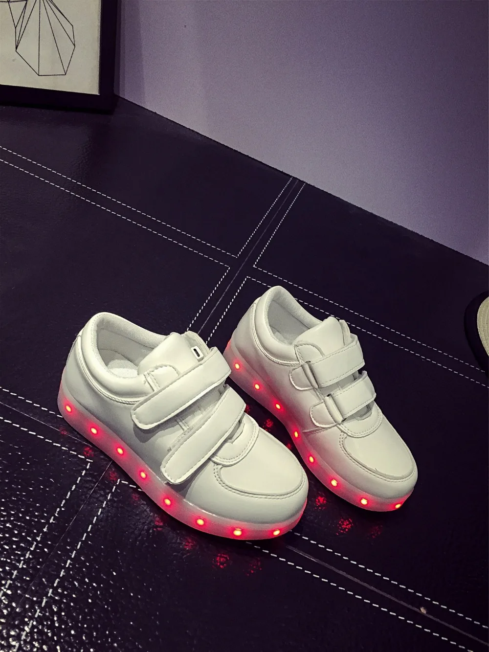 Led Sneakers Classic Strap Kids 2