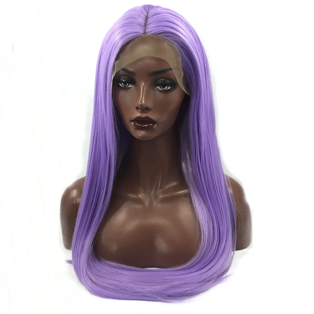 V'NICE Lavender Color Heat Resistant Hair Wig Pastel Purple Straight Synthetic Lace Front Wigs for Women Middle Parting
V'NICE Lavender Color Heat Resistant Hair Wig Pastel Purple Straight Synthetic Lace Front Wigs for Women Middle Parting