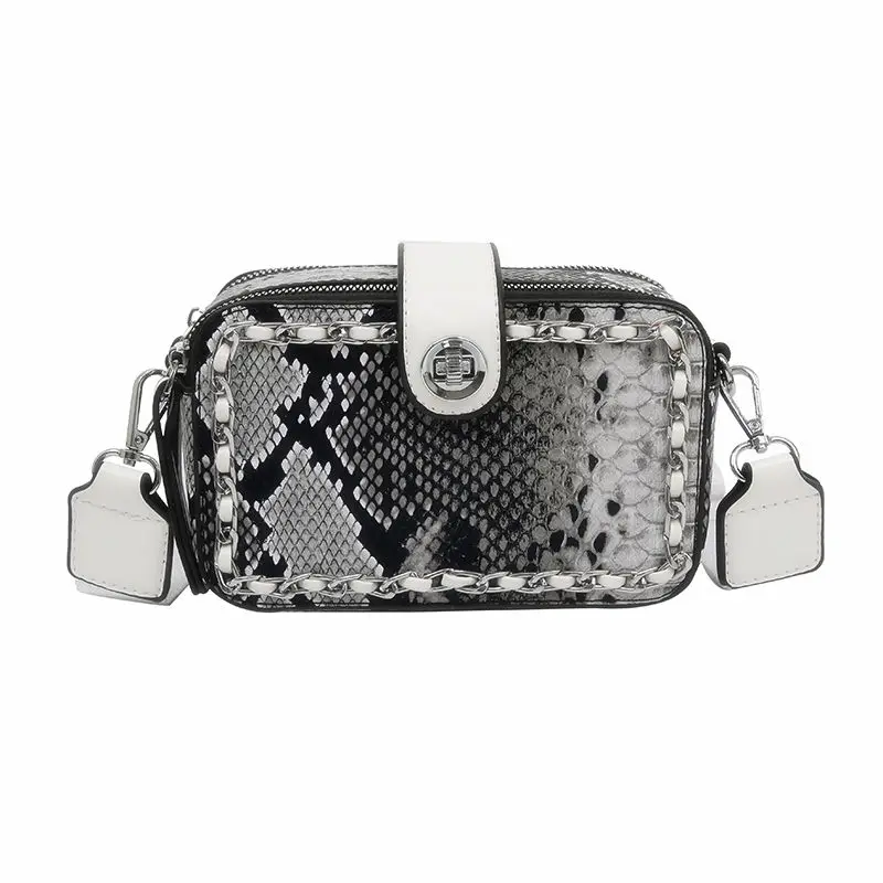 2019 new ladies fashion small snake leather bag PU leather shoulder bag female chain Messenger bag ladies brand bag
2019 new ladies fashion small snake leather bag PU leather shoulder bag female chain Messenger bag ladies brand bag