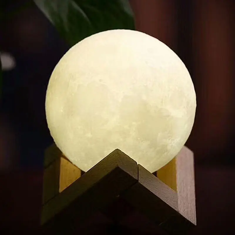 USB Rechargeable 3D Print Moon Lamp 2Color Touch office table display artware Light Decor blub Creative Luminaria chargeable
USB Rechargeable 3D Print Moon Lamp 2Color Touch office table display artware Light Decor blub Creative Luminaria chargeable