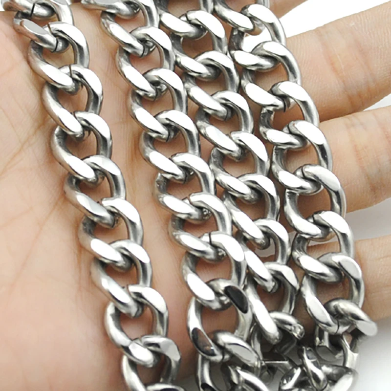Rock Punk 12MM wide man necklace stainless steel chains high silver color new 2021 high quality Never Fade men jewelry BN293
Rock Punk 12MM wide man necklace stainless steel chains high silver color new 2021 high quality Never Fade men jewelry BN293