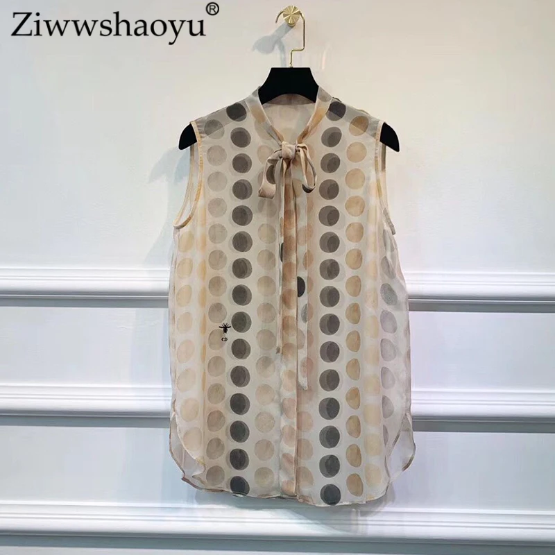 Ziwwshaoyu Fashion Embroidery shirt Bow Contrast color 100% Silk tank Top New women's
Ziwwshaoyu Fashion Embroidery shirt Bow Contrast color 100% Silk tank Top New women's