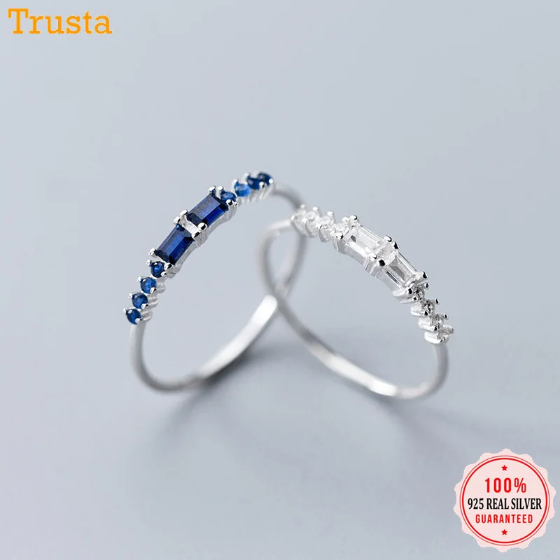 Trustdavis Genuine 925 Sterling Silver White Blue Cubic Zirconia Finger Size 6 7 8 Ring For Women Silver 925 Jewelry Gift DA449
Trustdavis Genuine 925 Sterling Silver White Blue Cubic Zirconia Finger Size 6 7 8 Ring For Women Silver 925 Jewelry Gift DA449