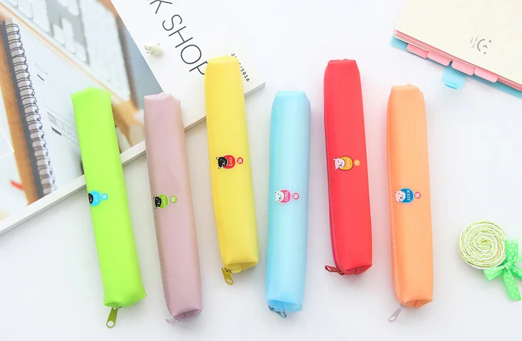 Lovely dog mini Pencil Case jelly Pencil Bag Cartoon animal Waterproof Stationery Storage Organizer Case School office Supply
Lovely dog mini Pencil Case jelly Pencil Bag Cartoon animal Waterproof Stationery Storage Organizer Case School office Supply