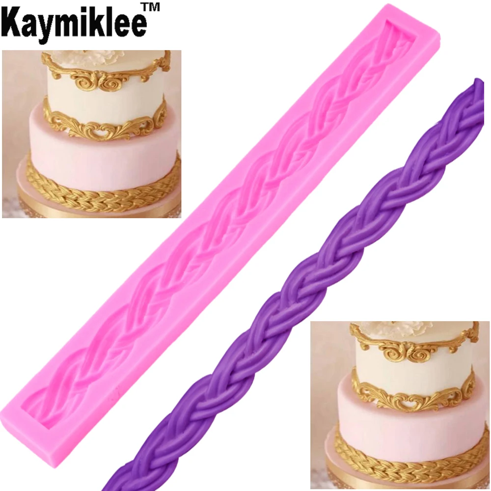M663 1PCS Rope Shape Silicone Cake Mold, For Chocolate, Sugar, Cupcake, Cake Decorating
M663 1PCS Rope Shape Silicone Cake Mold, For Chocolate, Sugar, Cupcake, Cake Decorating