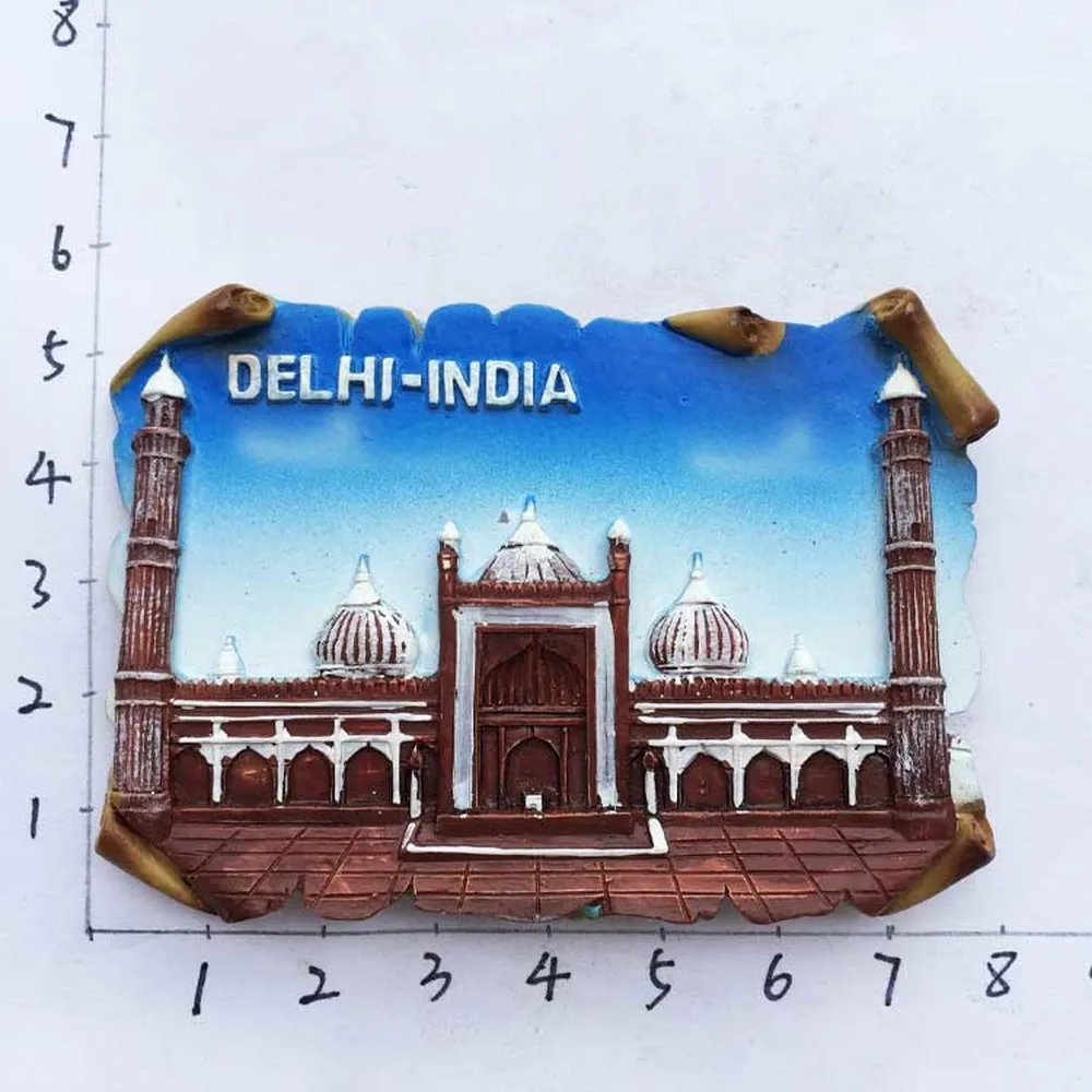 Resin 3D Fridge Magnets New Delhi, India Jama Masjid Refrigerator Magnetic Stickers Home Decoration
Resin 3D Fridge Magnets New Delhi, India Jama Masjid Refrigerator Magnetic Stickers Home Decoration