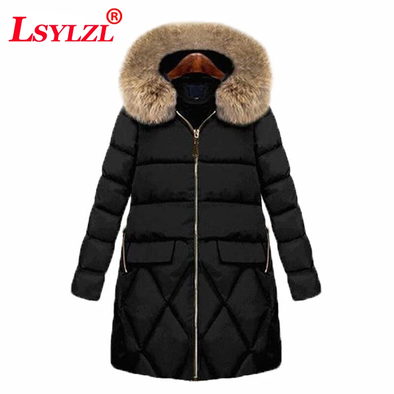 2018 Cotton Padded Coat Female Winter Black Jacket Women Plus Size 5xl Fur Hooded Parka Mujer Thick Slim Long Overcoat B988
2018 Cotton Padded Coat Female Winter Black Jacket Women Plus Size 5xl Fur Hooded Parka Mujer Thick Slim Long Overcoat B988