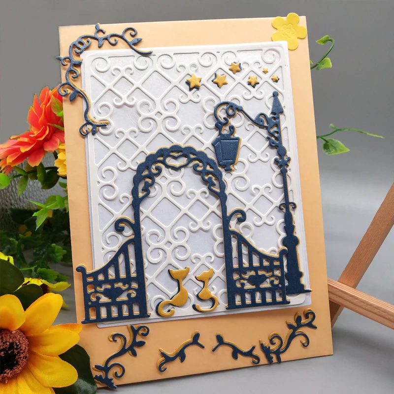 Starry sky Street light and cat Metal steel Cutting Dies DIY Scrap booking Photo Album Embossing paper Cards 4.3*10.3cm
Starry sky Street light and cat Metal steel Cutting Dies DIY Scrap booking Photo Album Embossing paper Cards 4.3*10.3cm