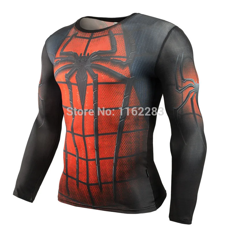 red nike long sleeve compression shirt