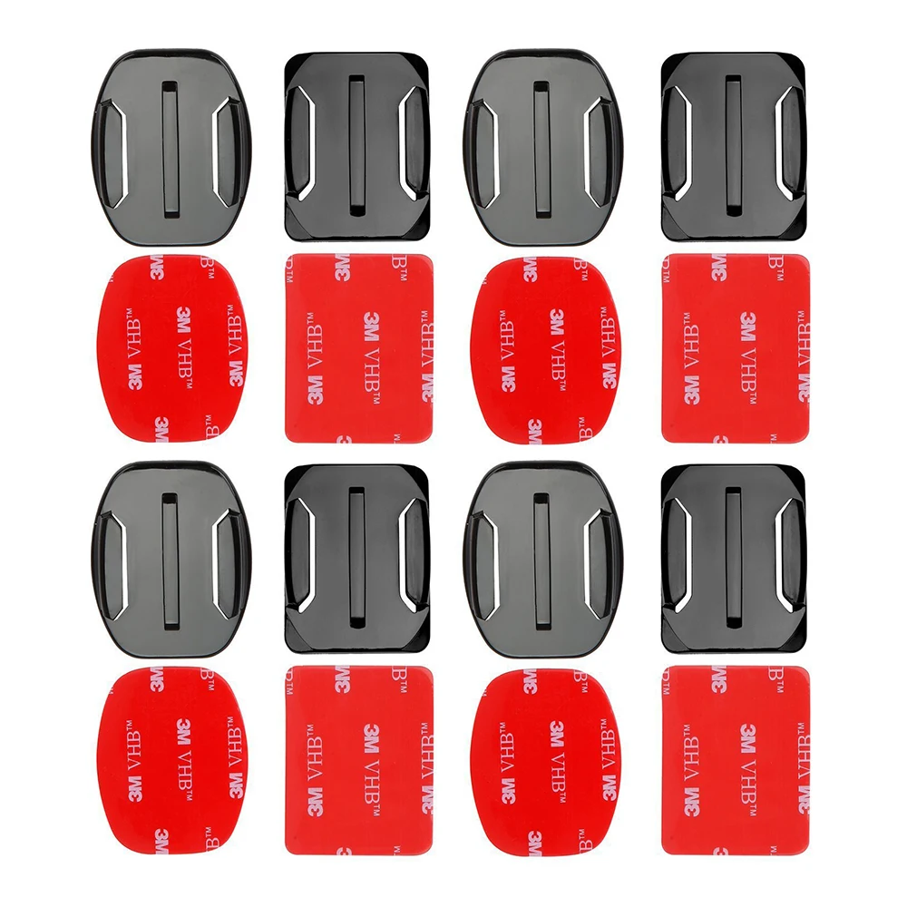 8pcs Flat Curved Base Mount and Adhesive Stickers for GoPro Hero 5 6 4 3+ 3 Yi 4K SJCAM SJ4000 Mount for Gopro Accessories Set
8pcs Flat Curved Base Mount and Adhesive Stickers for GoPro Hero 5 6 4 3+ 3 Yi 4K SJCAM SJ4000 Mount for Gopro Accessories Set