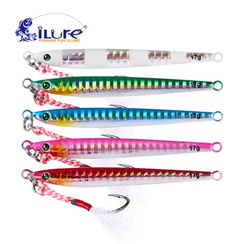 iLure 5 Pcs/lot Jigging Lead Fish Bait 7G-60G 6cm-12.5cm Metal Jig Fishing Lure Paillette Knife Wobbler Artificial Hard Bait
iLure 5 Pcs/lot Jigging Lead Fish Bait 7G-60G 6cm-12.5cm Metal Jig Fishing Lure Paillette Knife Wobbler Artificial Hard Bait