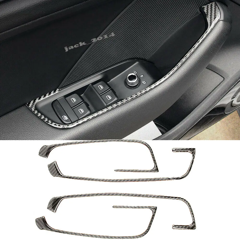 Real Carbon Fiber Interior Door Armrest Window Lift Trim For Audi A3 2013 2014 2015 2015 2017
Real Carbon Fiber Interior Door Armrest Window Lift Trim For Audi A3 2013 2014 2015 2015 2017