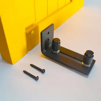 Adjustable Black Powder Coated Bottom Floor Guide Stay Roller Barn Door Hardware 
Adjustable Black Powder Coated Bottom Floor Guide Stay Roller Barn Door Hardware