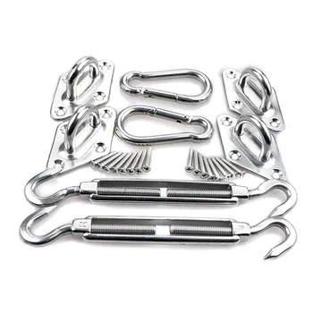 Sun Shade Sail Fixing Kit for Garden Triangular Square 304 Stainless Steel Sun Shade Accessories ALI88
Sun Shade Sail Fixing Kit for Garden Triangular Square 304 Stainless Steel Sun Shade Accessories ALI88