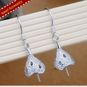 Luxury Dangle Pearl Earrings Jewelry Findings&Components S925 Sterling Silver Pearl Earrings Connector Women DIY Silver Findings
Luxury Dangle Pearl Earrings Jewelry Findings&Components S925 Sterling Silver Pearl Earrings Connector Women DIY Silver Findings