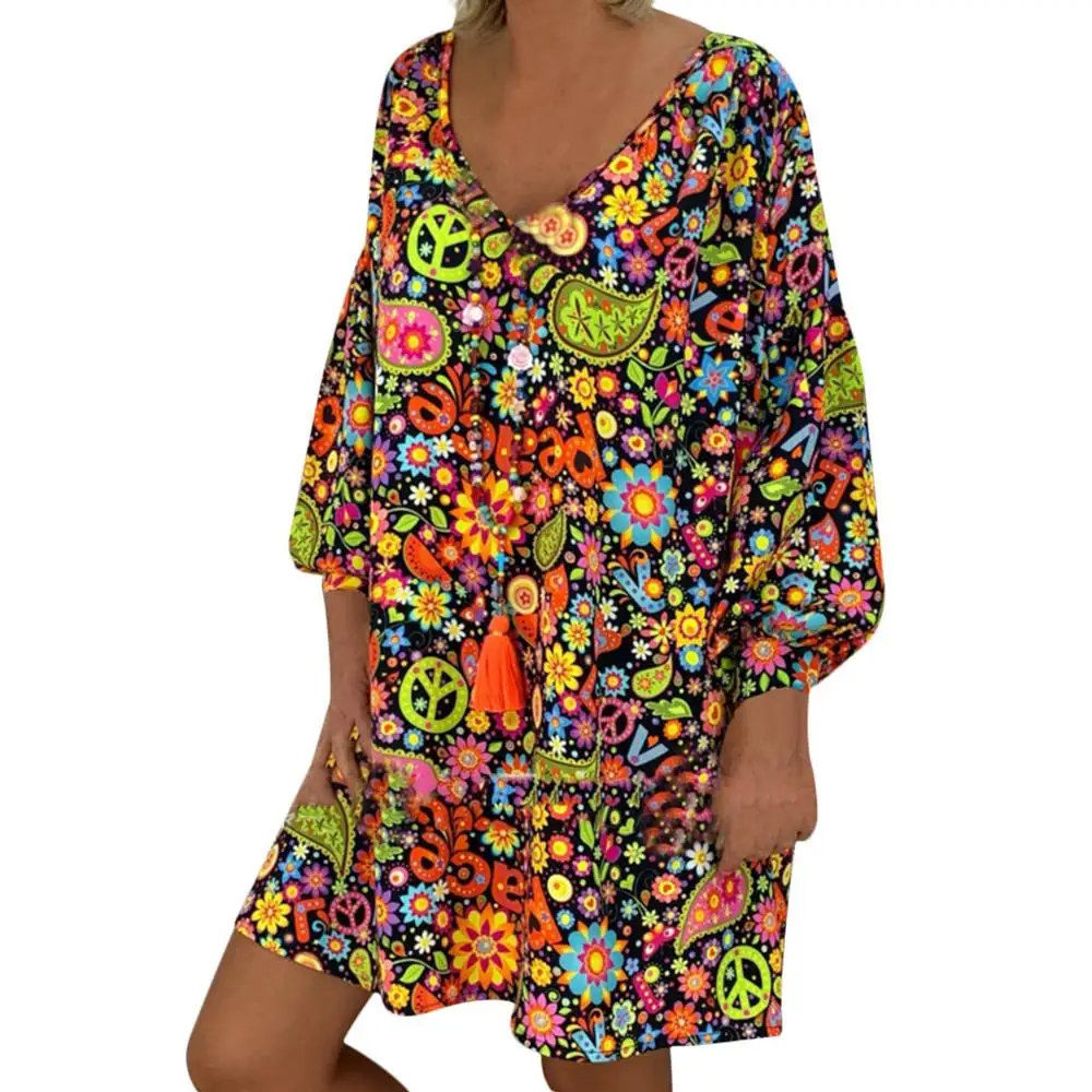 Women Dress Off Shoulder Floral Print Long Sleeve Irregular Casual Dress Women Loose Patchwork Higth Waist Dress Plus Size CD
Women Dress Off Shoulder Floral Print Long Sleeve Irregular Casual Dress Women Loose Patchwork Higth Waist Dress Plus Size CD