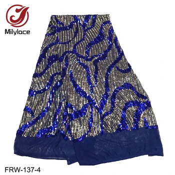 Milylace 2019 African lace fabric 2019 fashion party dresses two-color sequined tulle lace fabric 5 yards for women FRW-137
Milylace 2019 African lace fabric 2019 fashion party dresses two-color sequined tulle lace fabric 5 yards for women FRW-137