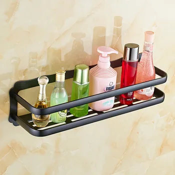 Shelf Bathroom Black Finished Space Aluminum Chrome Bathroom Kitchen Storage Rack Wall Mounted Bathroom Hardware Accessories
Shelf Bathroom Black Finished Space Aluminum Chrome Bathroom Kitchen Storage Rack Wall Mounted Bathroom Hardware Accessories