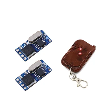 DC 3.5v-12v Mini Remote Control Switch Mini Wireless Remote Switch Micro Relay Receiver with Transmitter 315Mhz/433Mhz
DC 3.5v-12v Mini Remote Control Switch Mini Wireless Remote Switch Micro Relay Receiver with Transmitter 315Mhz/433Mhz